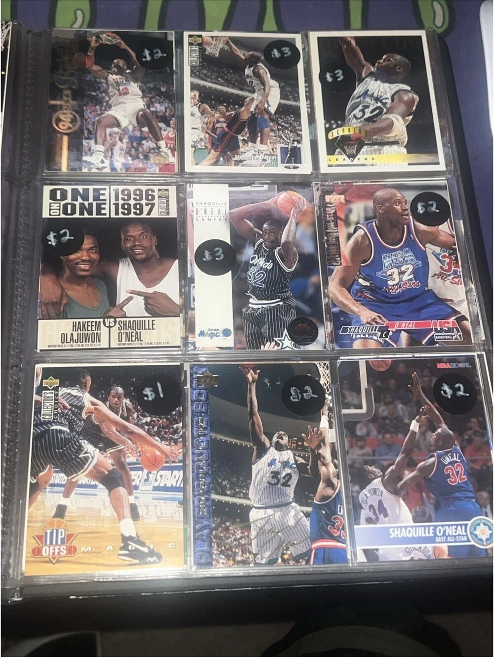 Huge Lot Of Shaquille O'Neal Basketball Cards Rookies Magic Lakers College